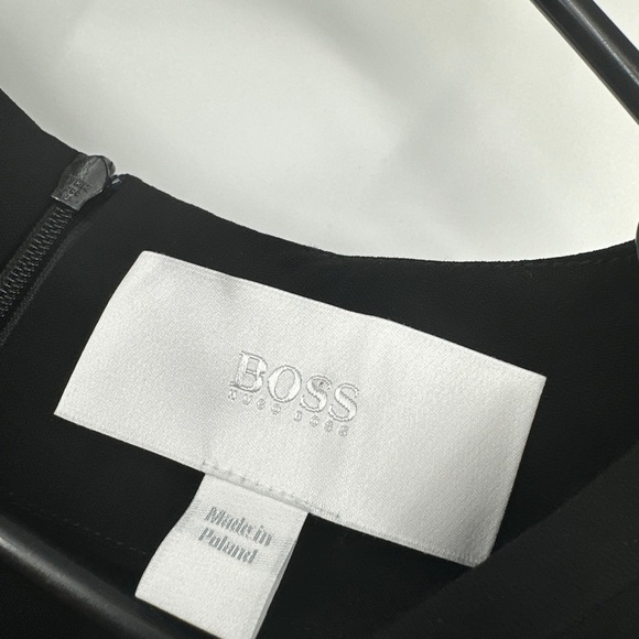 BOSS by HUGO BOSS Women’s Black Blouse Top Sz 2 - Picture 2 of 6